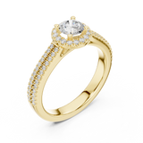 Gold Ring LR-0234, Yellow Gold, view 2