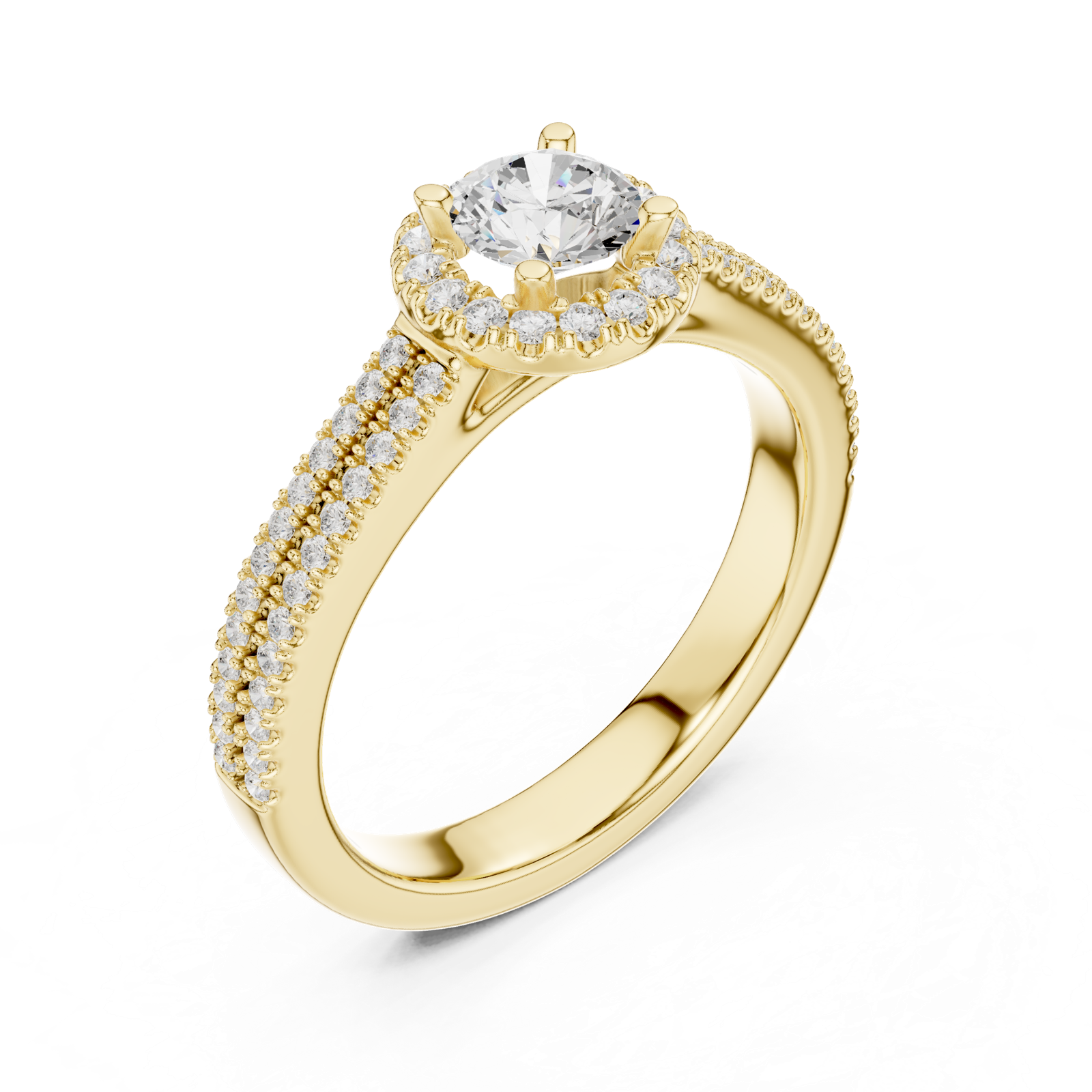Gold Ring LR-0234, Yellow Gold, view 2