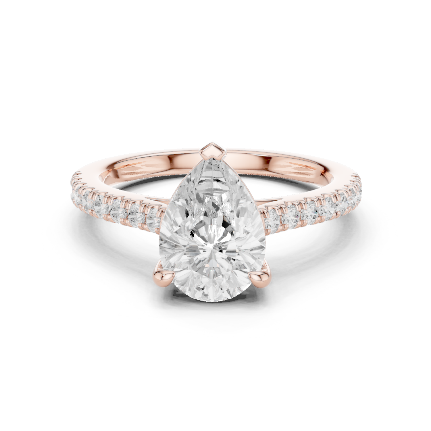 Gold Ring DDLR-915, Rose Gold