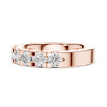 Gold Ring DDLR-601, Rose Gold, view 3