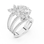 Gold Pendant 9-10011L_26, White Gold, view 2