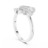 Gold Ring LR-01 (63), White Gold