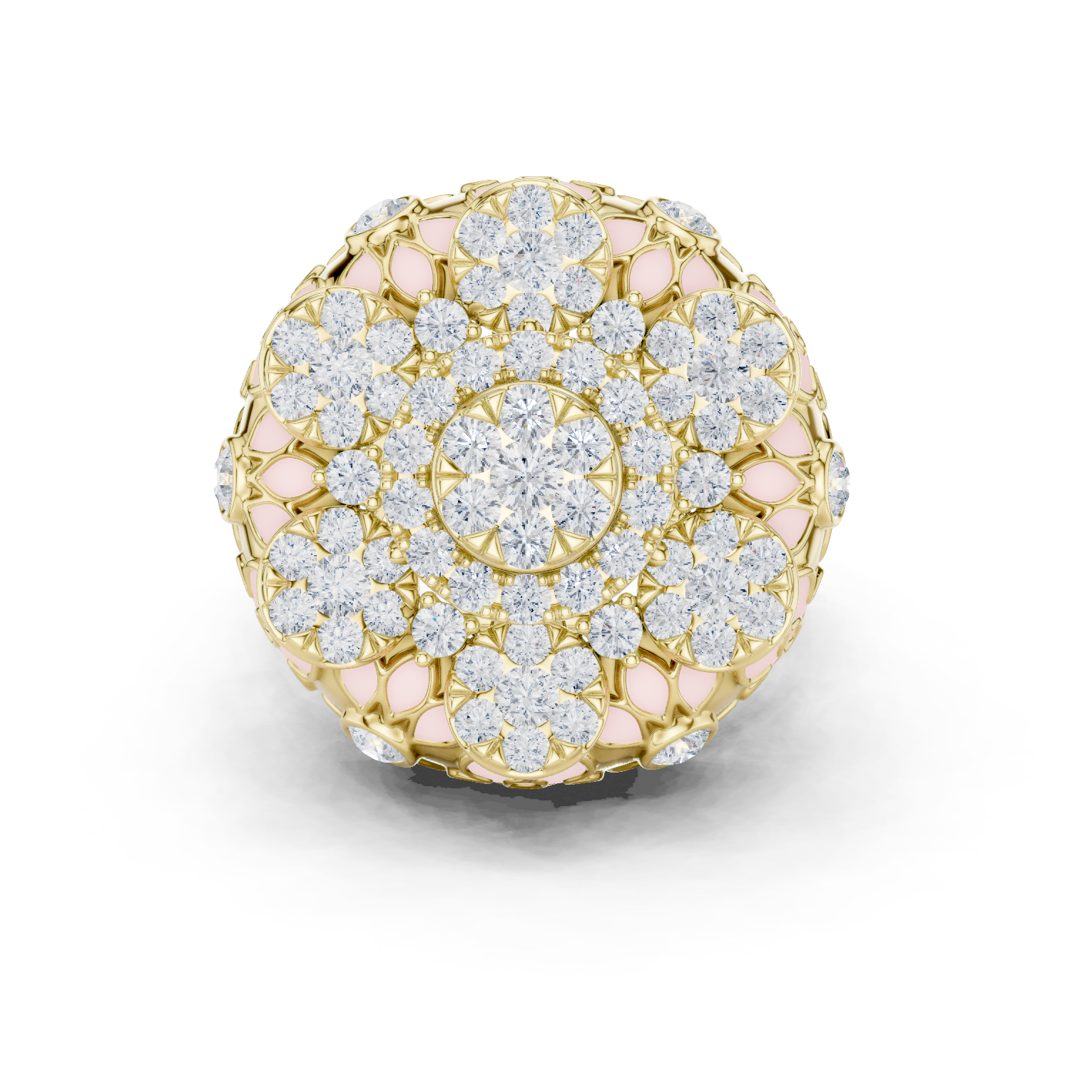 Gold Ring DDLR-767, Yellow Gold