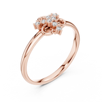 Gold Ring Ledis Ring, Rose Gold, view 2