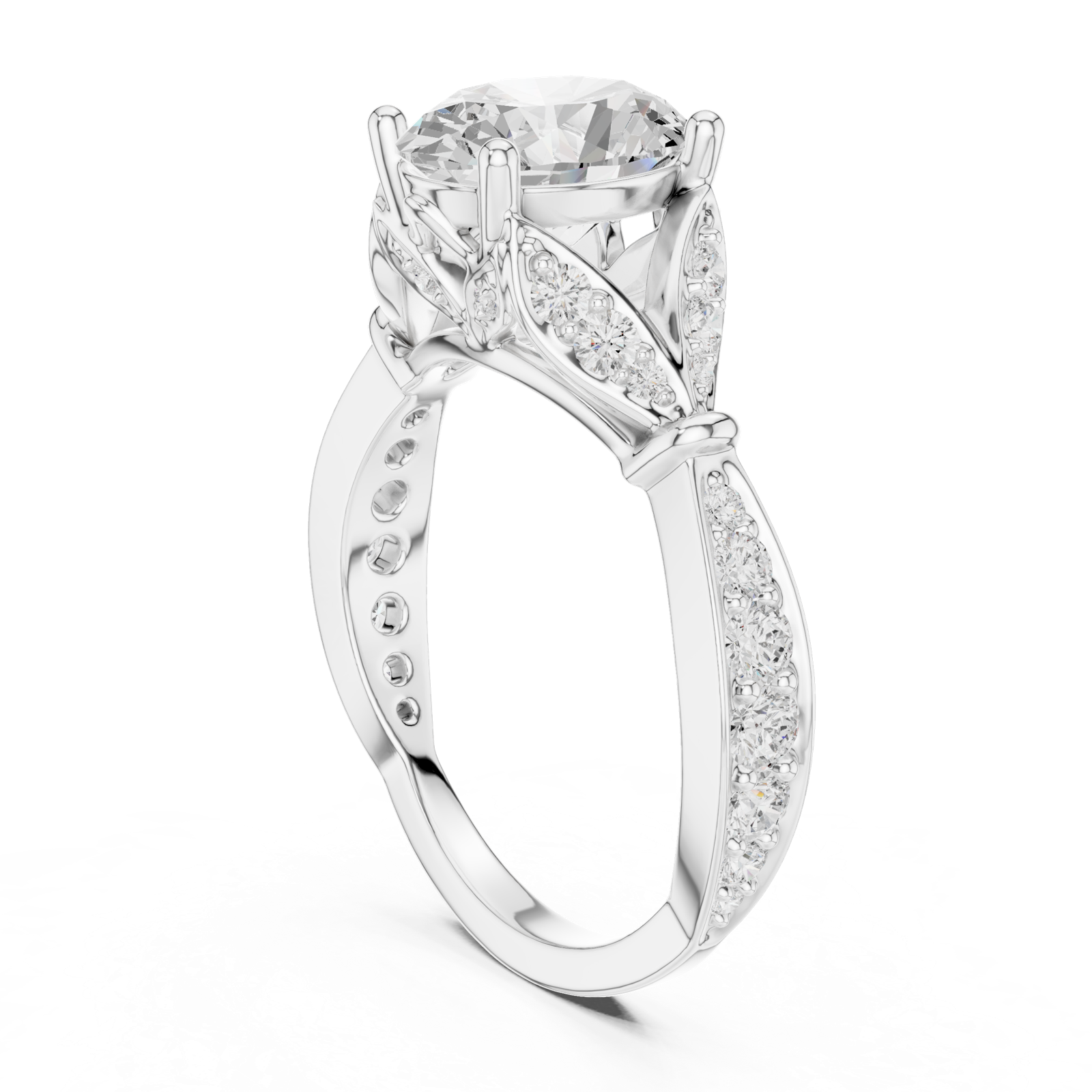 Gold Ring SBWR(23), White Gold