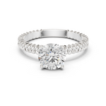 Gold Ring DDLR-805, White Gold