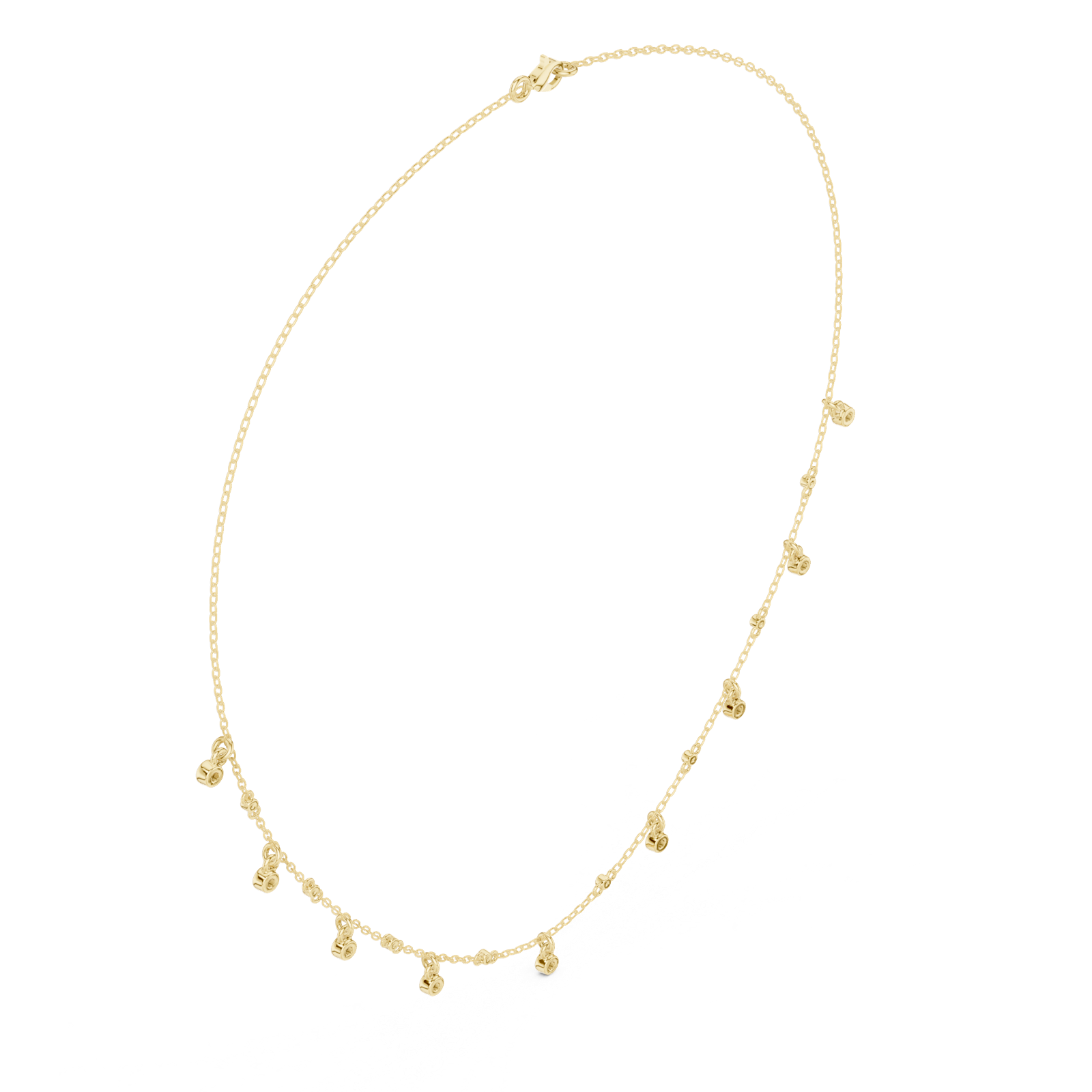 Gold Necklace SBWN (21), Yellow Gold, view 2