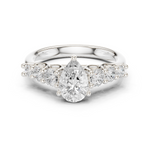 Gold Ring DDLR-705, White Gold