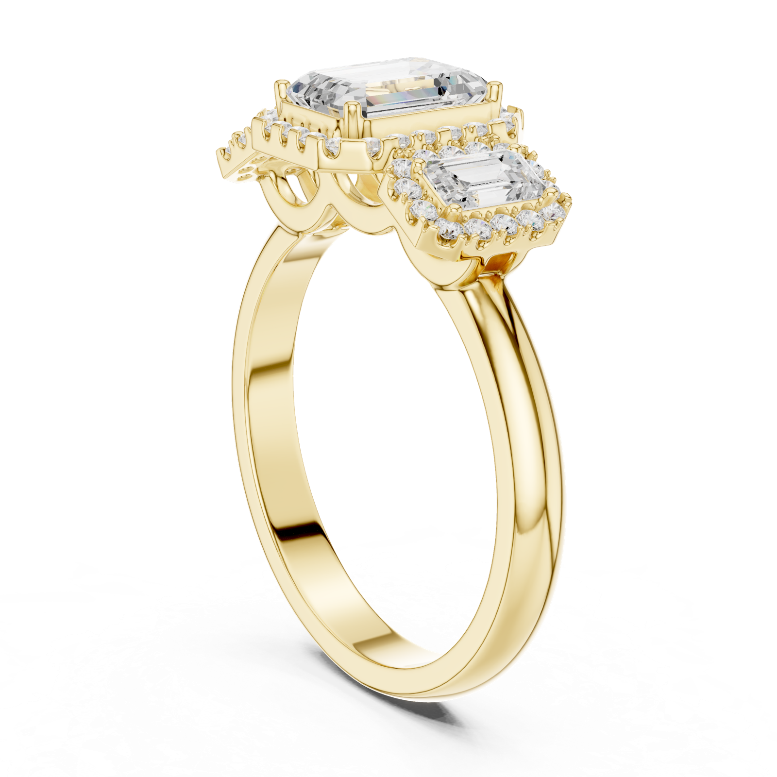 Gold Ring DDLR-1067, Yellow Gold, view 1