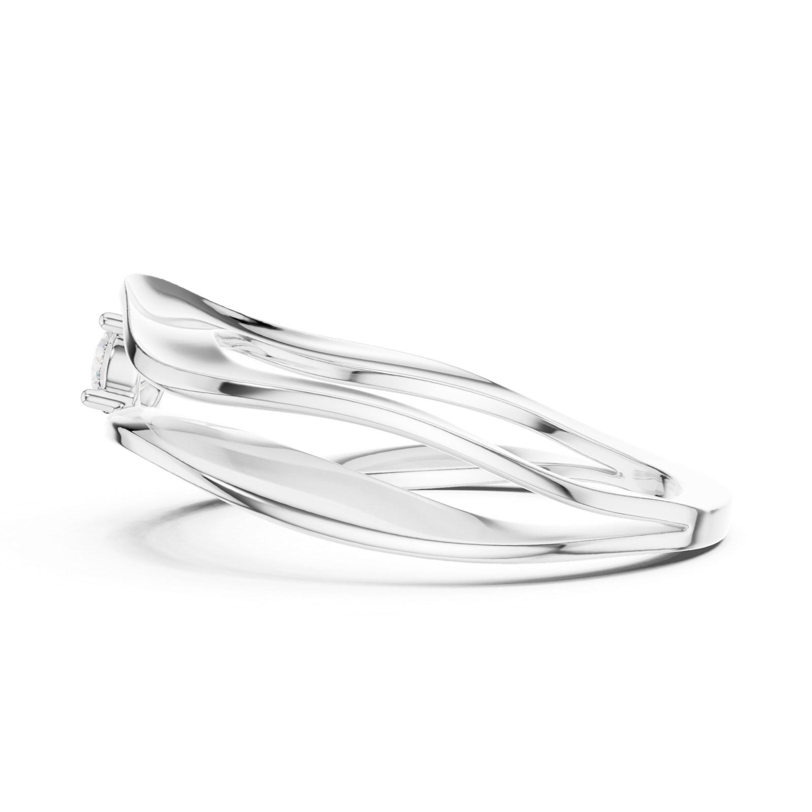 Gold Ring SBWR(66), White Gold, view 3
