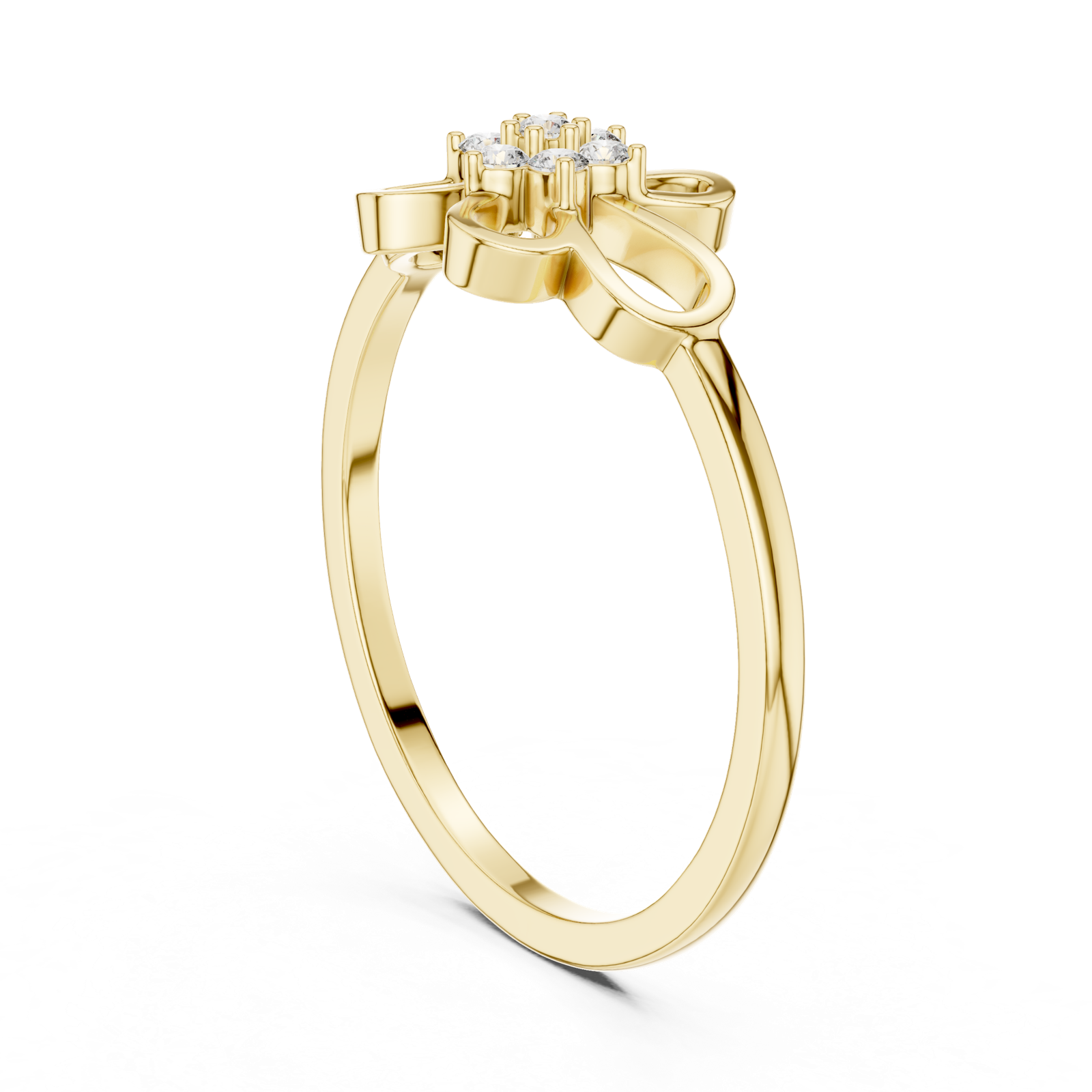 Gold Ring DR-6262, Yellow Gold