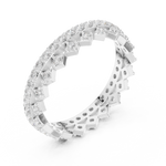 Gold Ring R41, White Gold, view 2