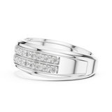 Gold Ring SBMR(8), White Gold, view 3