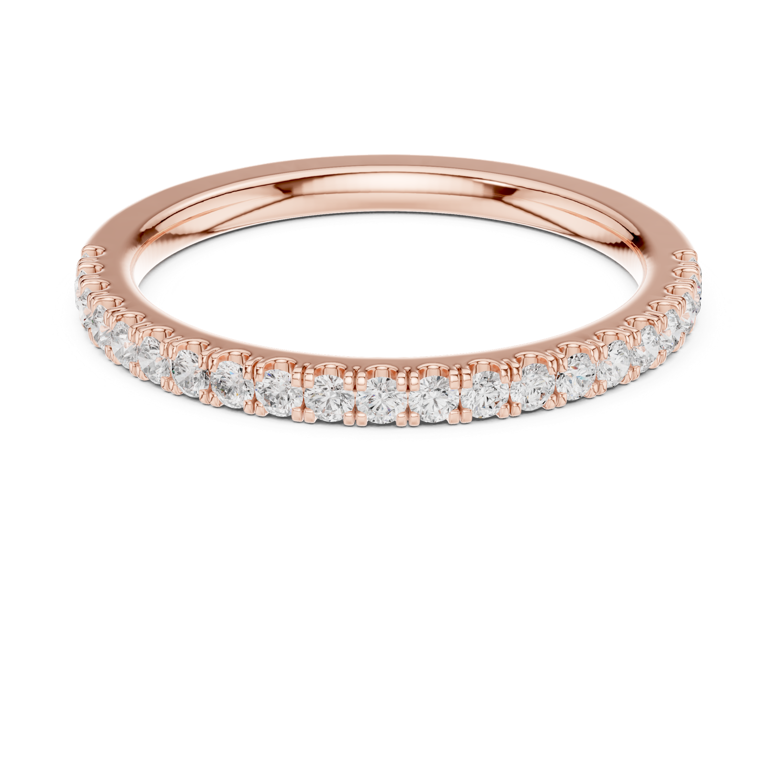 Gold Ring DDLR-596, Rose Gold, view 4