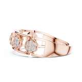 Gold Ring LR-01 (15), Rose Gold, view 3