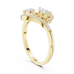 Gold Ring HLR-175, Yellow Gold, view 1