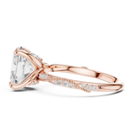 Gold Ring DDLR-965, Rose Gold, view 3