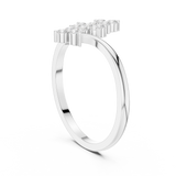 Gold Ring DDLR-742, White Gold, view 1
