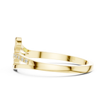 Gold Ring DDLR-476, Yellow Gold, view 3