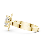 Gold Ring DDLR-327, Yellow Gold, view 3