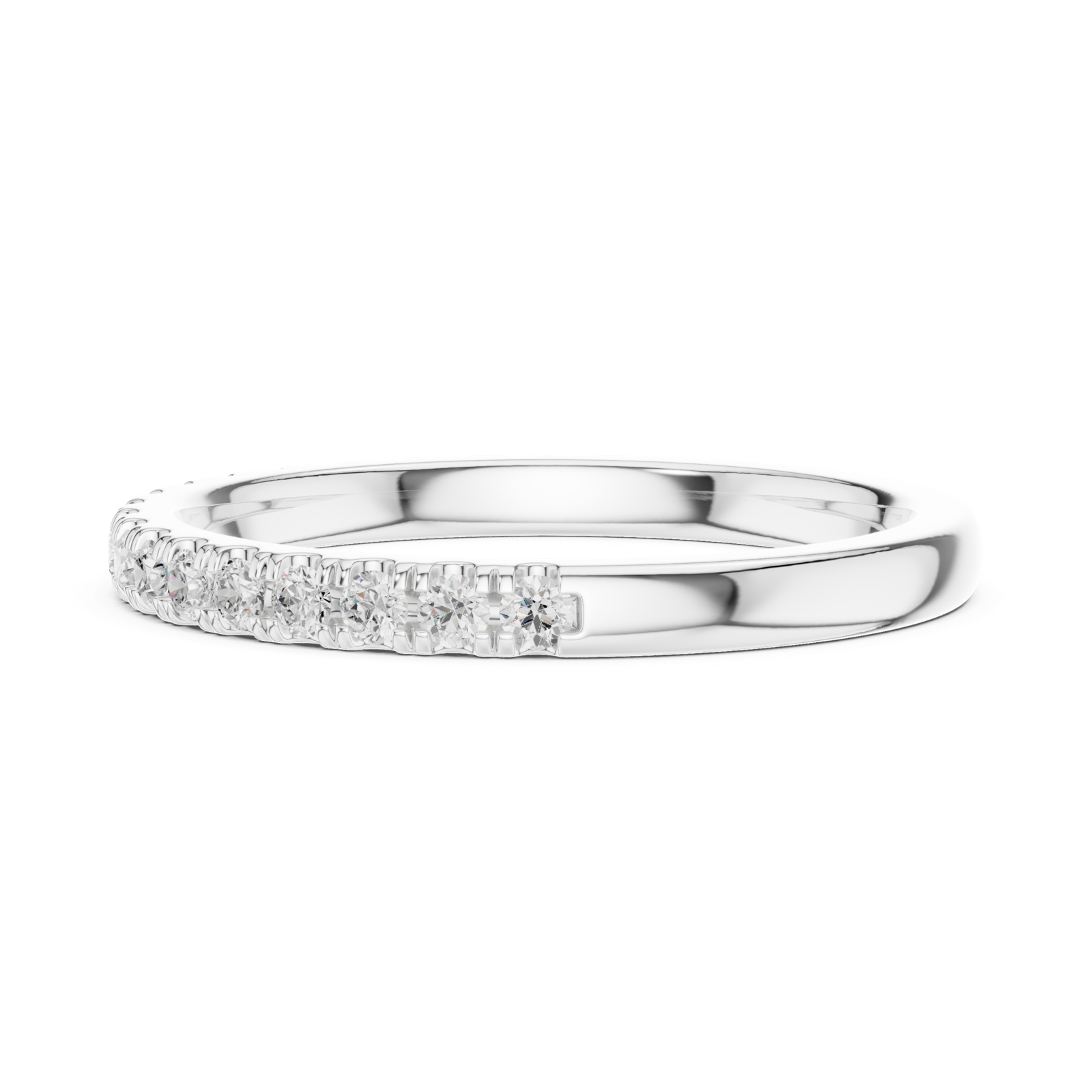 Gold Ring DDLR-789, White Gold, view 3