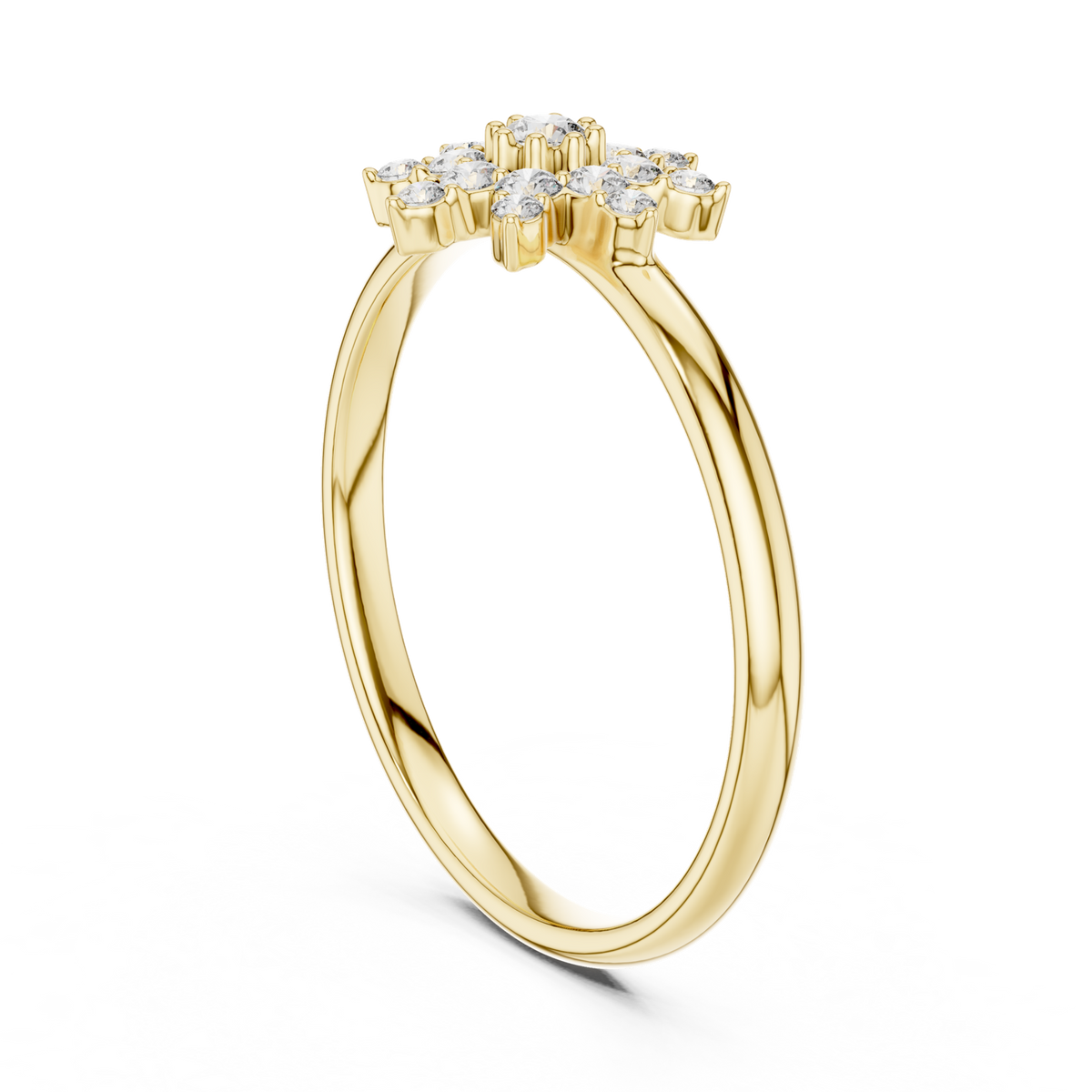 Gold Ring 1 (340), Yellow Gold, view 1