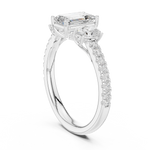 Gold Ring DDLR-706, White Gold, view 1