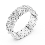 Gold Ring R35, White Gold, view 2