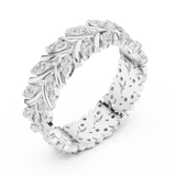Gold Ring R35, White Gold, view 2