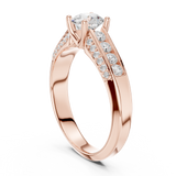Gold Ring LR-0303, Rose Gold, view 1