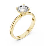 Gold Ring LR-0010, Yellow Gold, view 2