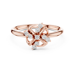Gold Ring 1 (421), Rose Gold, view 4