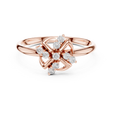 Gold Ring 1 (421), Rose Gold, view 4