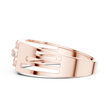 Gold Ring LR-01 (19), Rose Gold, view 3
