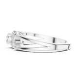 Gold Ring DDLR-837, White Gold, view 3
