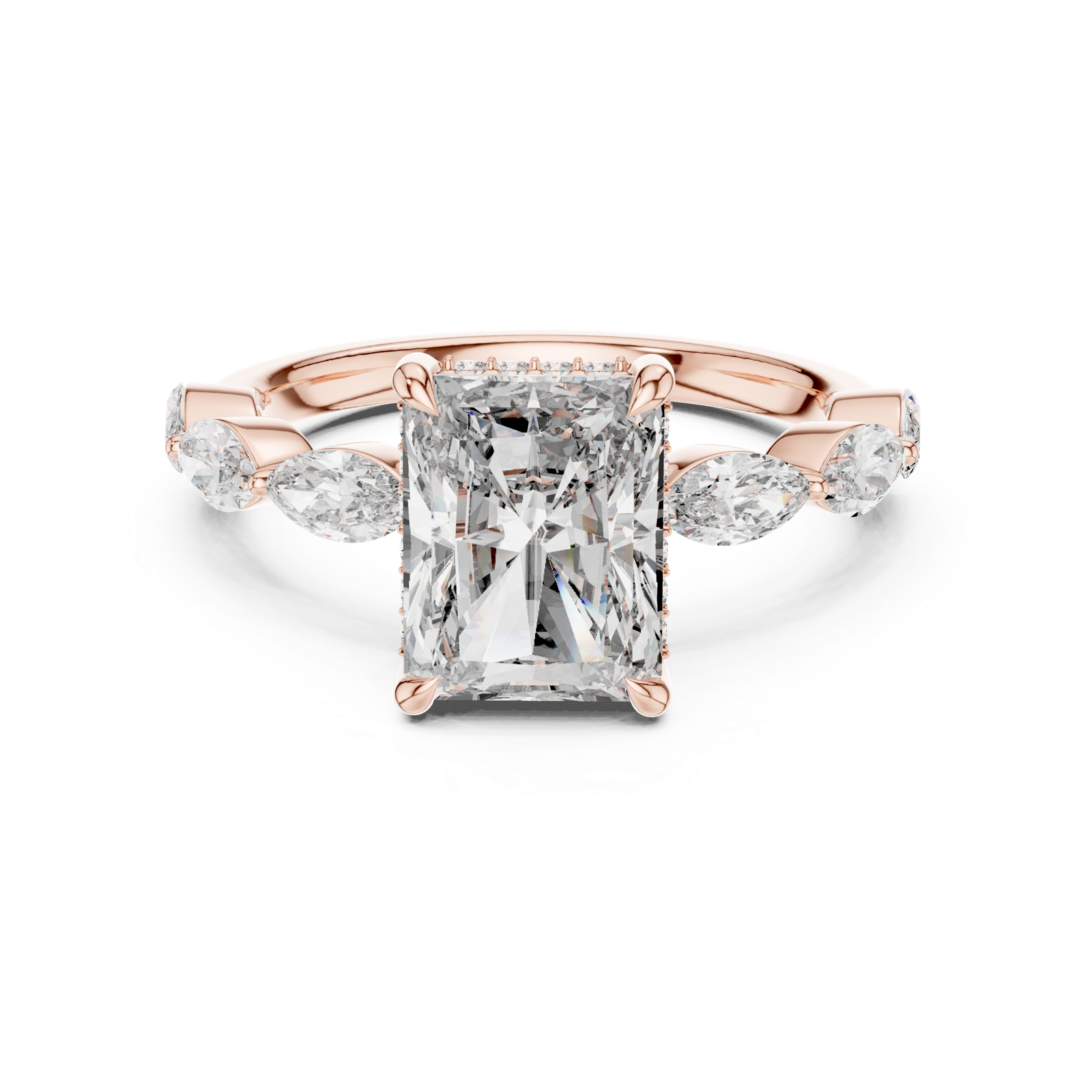 Gold Pendant 9-10006L_02, Rose Gold