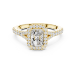 Gold Ring DDLR-913, Yellow Gold, view 4