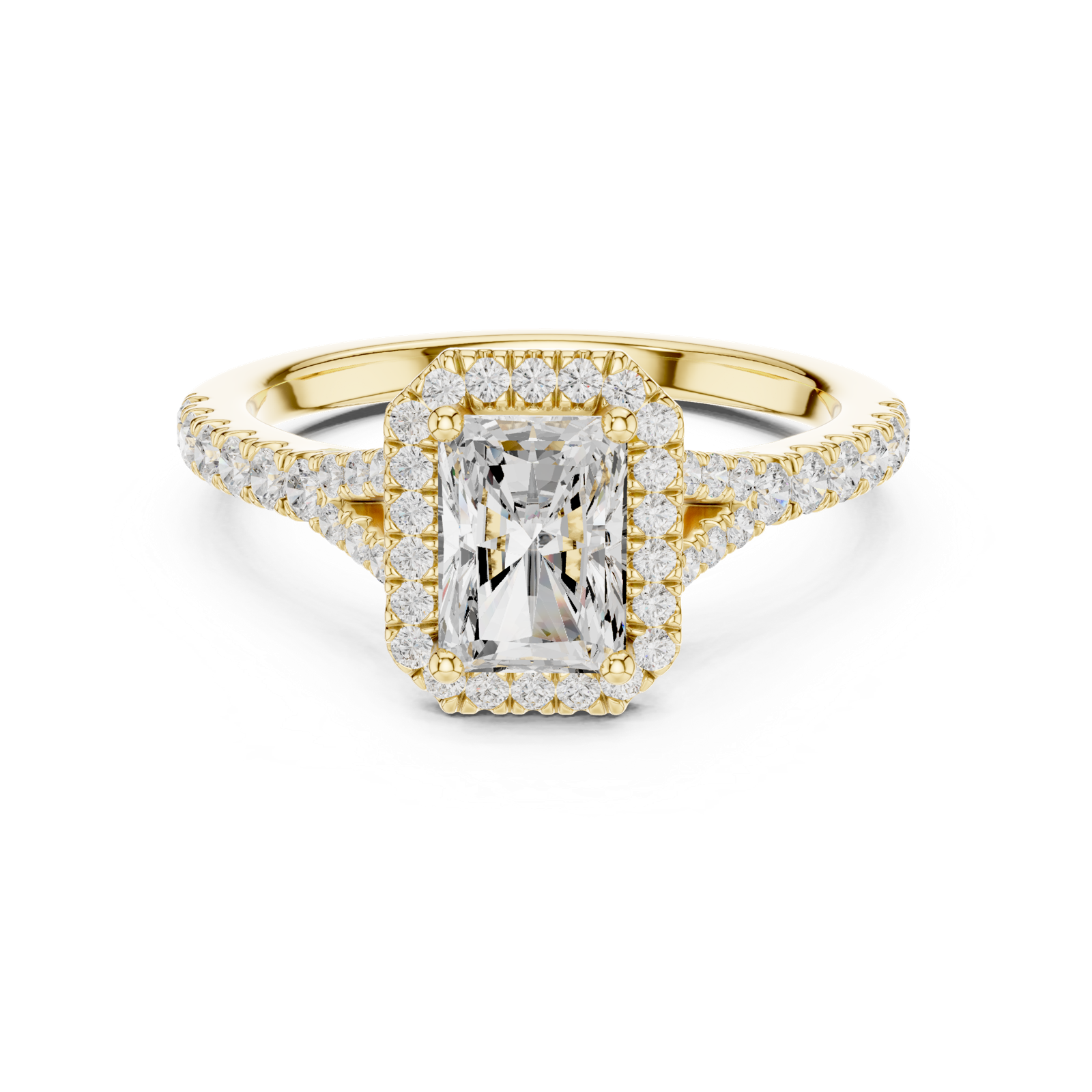 Gold Ring DDLR-913, Yellow Gold, view 4