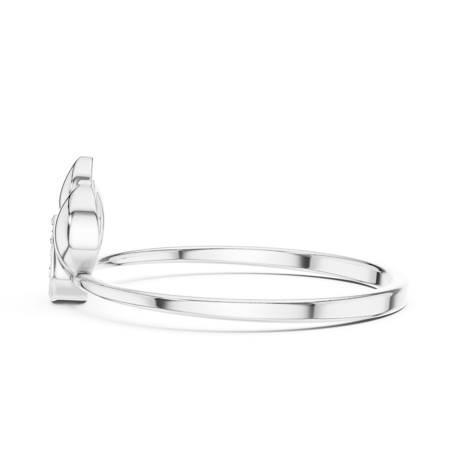 Gold Ring 1 (170), White Gold, view 3