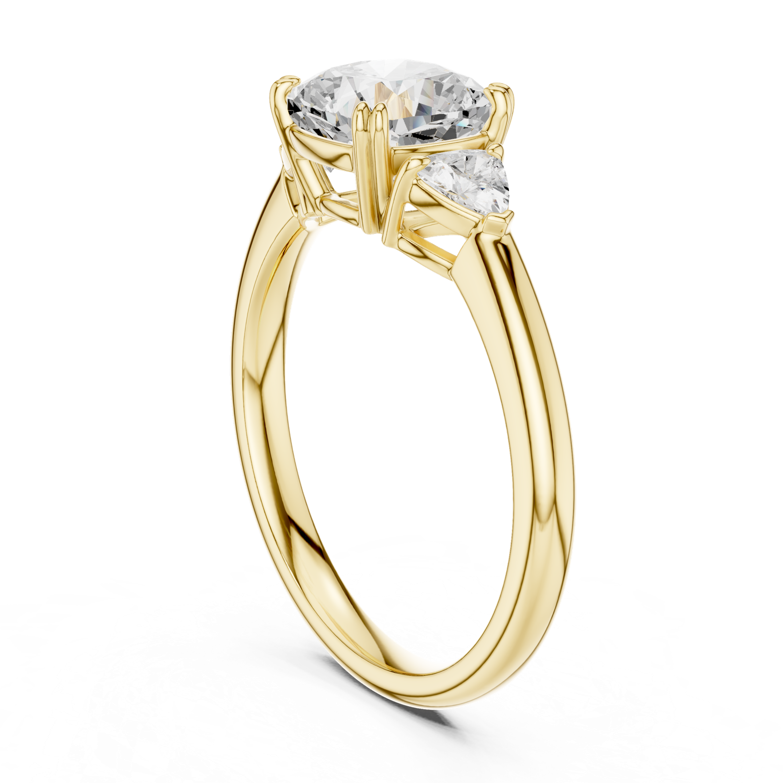 Gold Ring DDLR-850, Yellow Gold, view 1