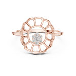 Gold Ring DR-6203, Rose Gold