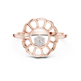 Gold Ring DR-6203, Rose Gold