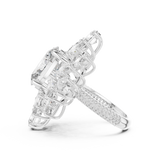 Gold Pendant 9-10030L_36, White Gold, view 3