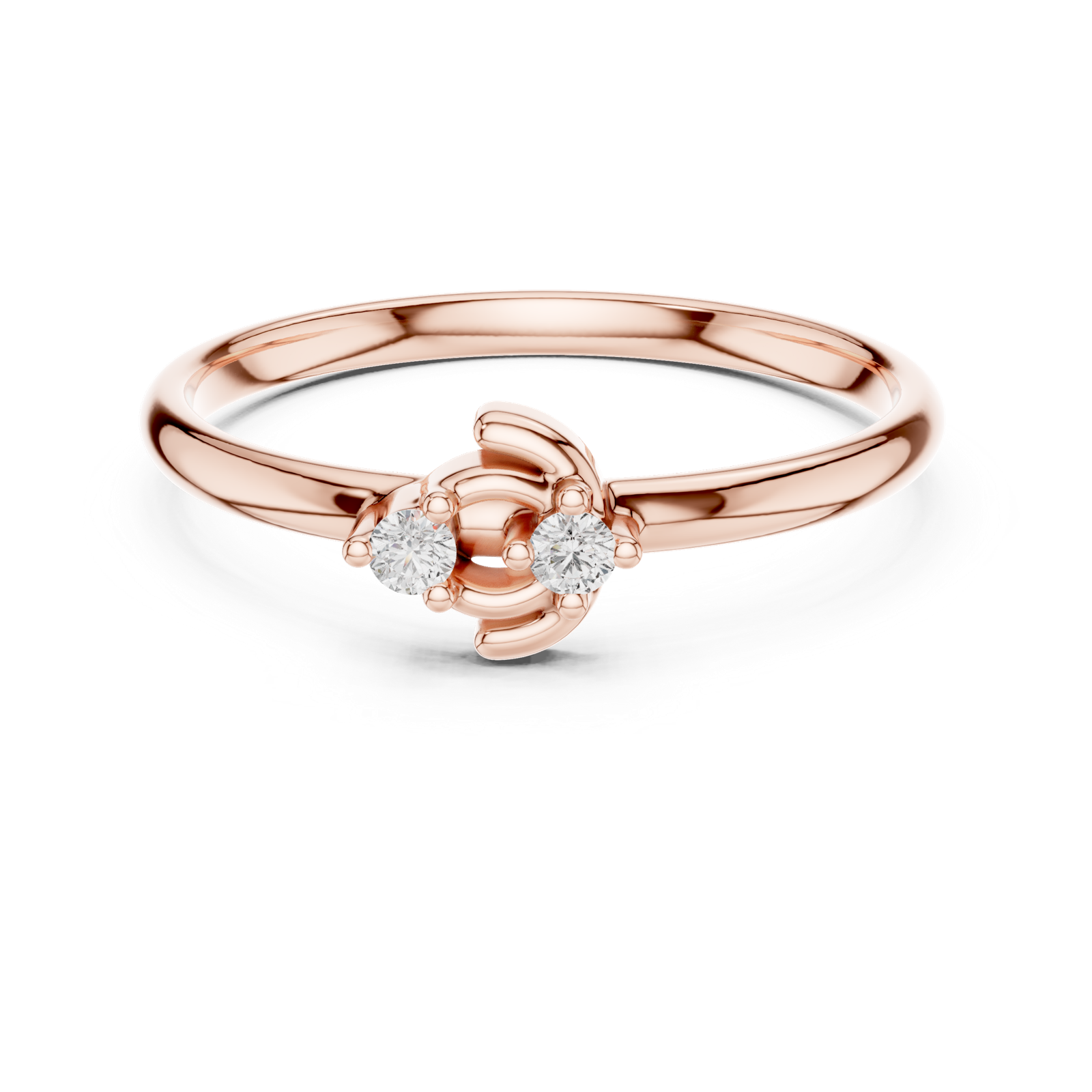 Gold Ring 1 (396), Rose Gold, view 4