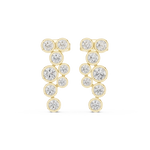 Gold Earrings SBER(52), Yellow Gold