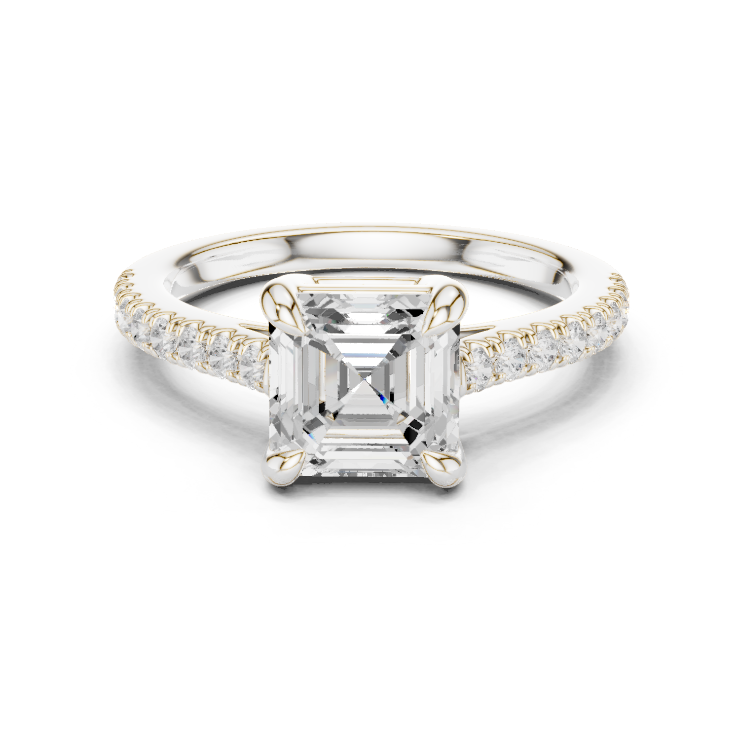 Gold Ring DDLR-875, White Gold