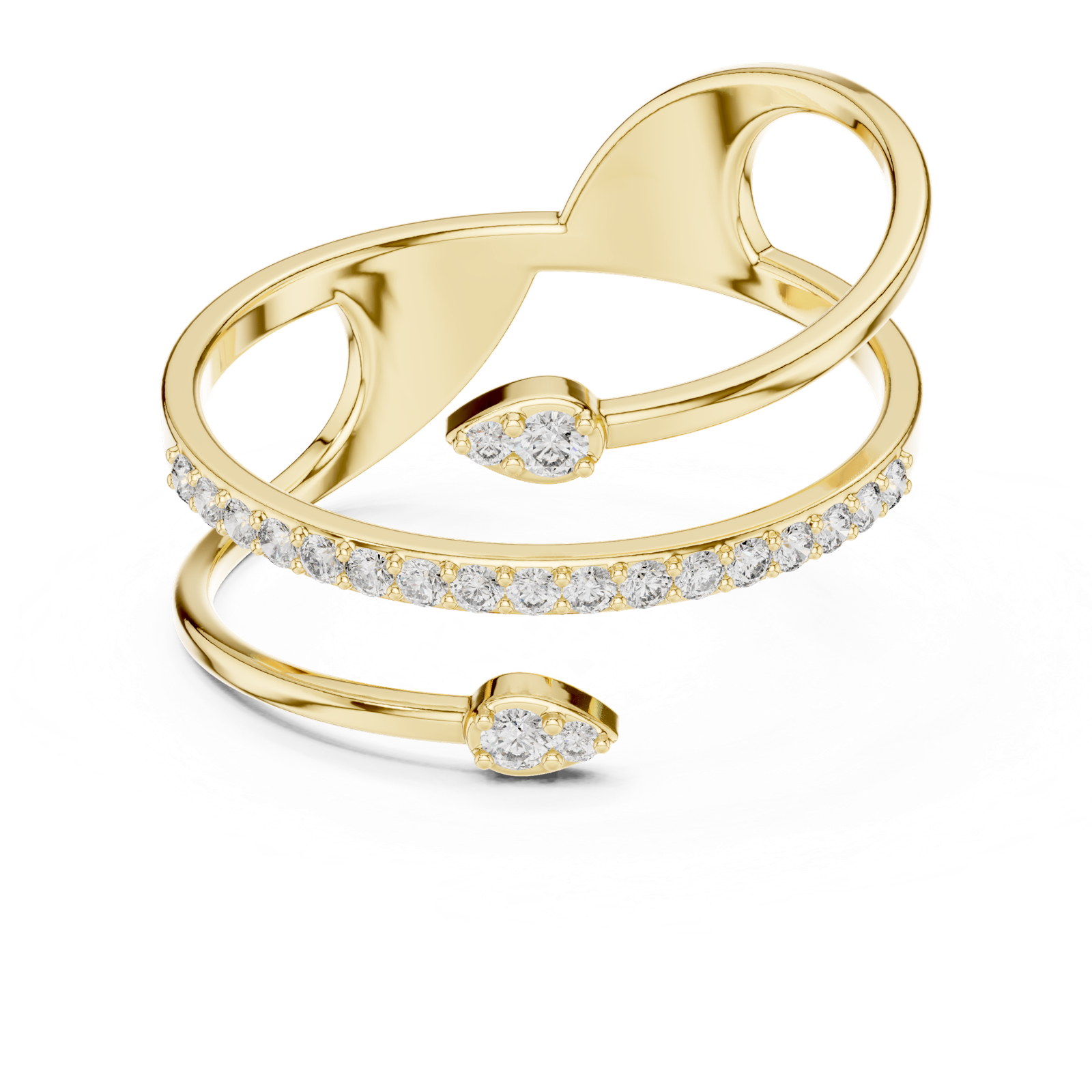 Gold Ring 1 (236), Yellow Gold, view 4