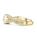 Gold Ring LR-0247, Yellow Gold, view 3