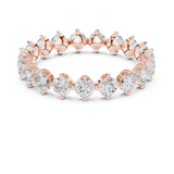 Gold Ring DDLR-373, Rose Gold, view 4