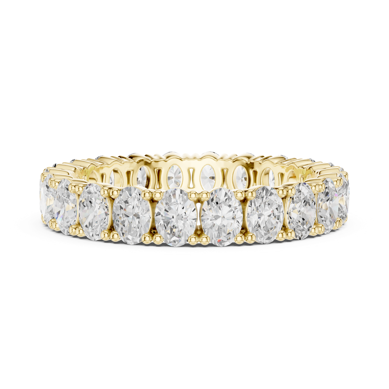 Gold Ring DDLR-621, Yellow Gold, view 3
